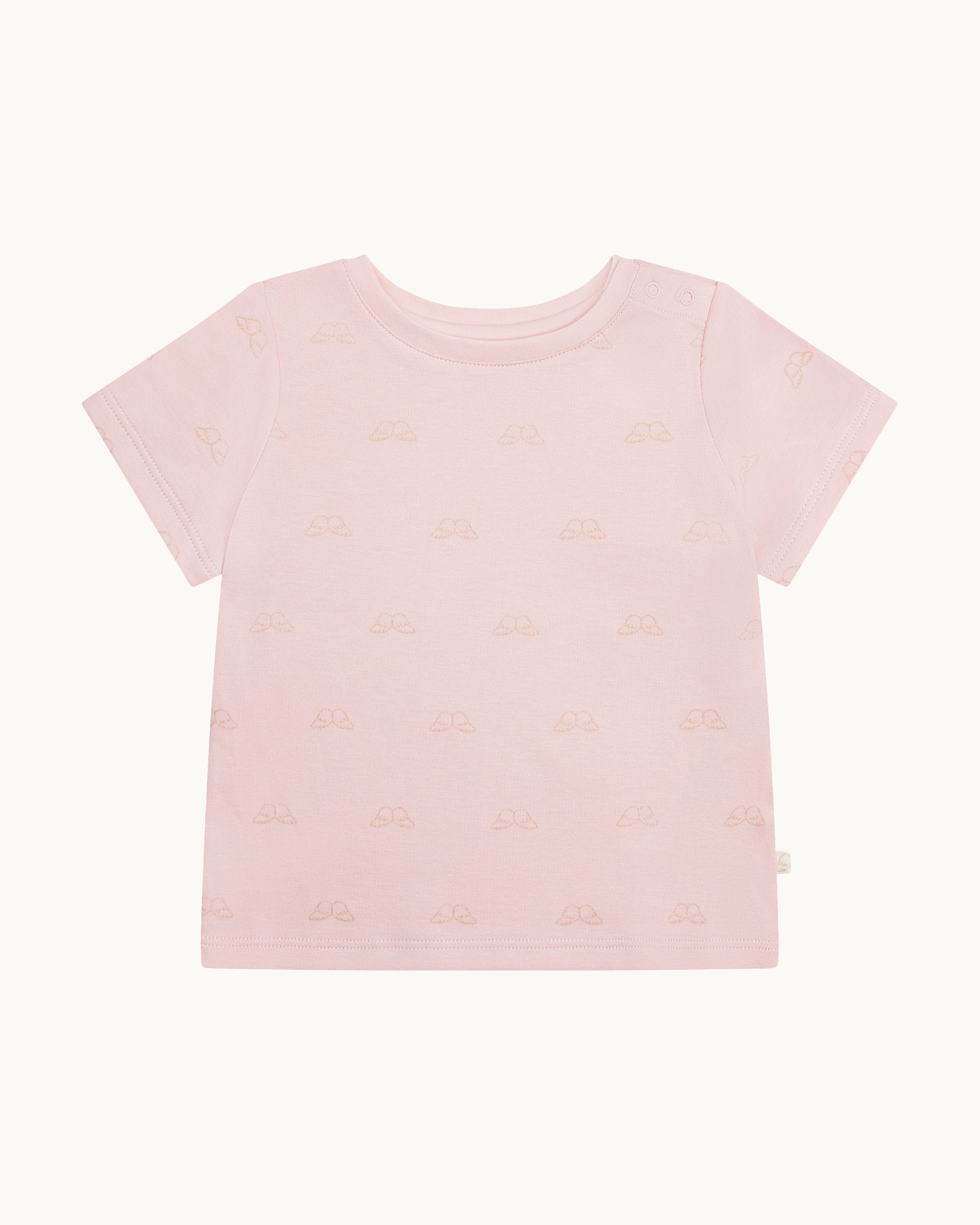 Angel Wing™ Two Piece Jersey Set - Baby Pink