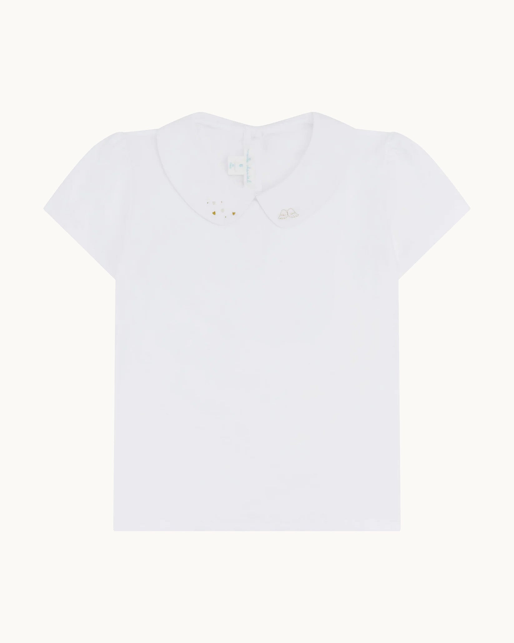 Angel Wing™ Embroidered Peter Pan Collar T-Shirt - Child