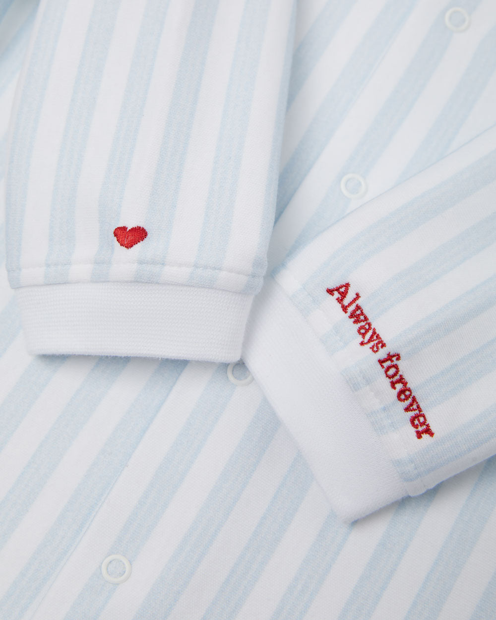 Adore Stripe Sleepsuit - Blue