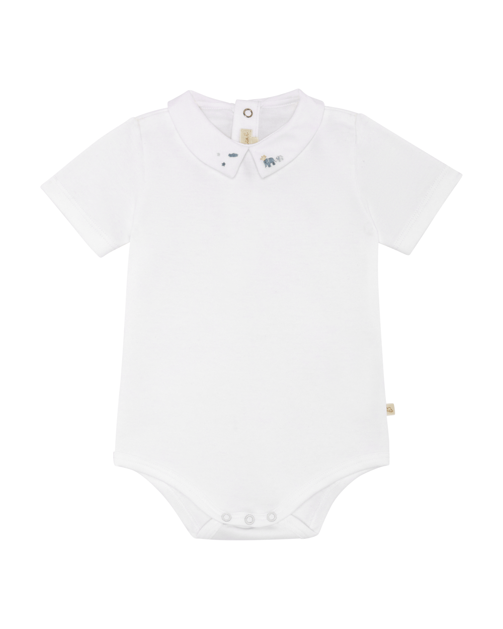 Aubrey Short Balloon Dream Embroidered Collar Onesie