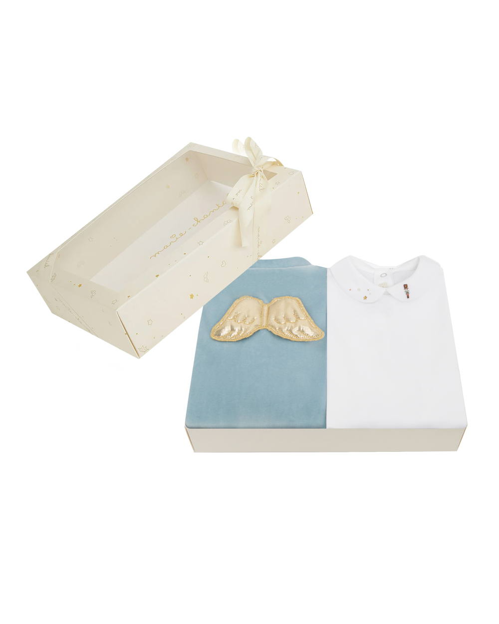 Baby Boy Solider and Angel Wing Gift Set