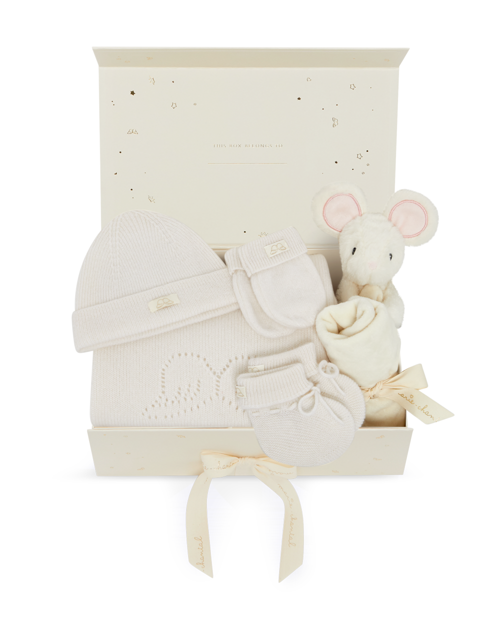 First Keepsakes: Cosy Cashmere Gift Set - Ivory