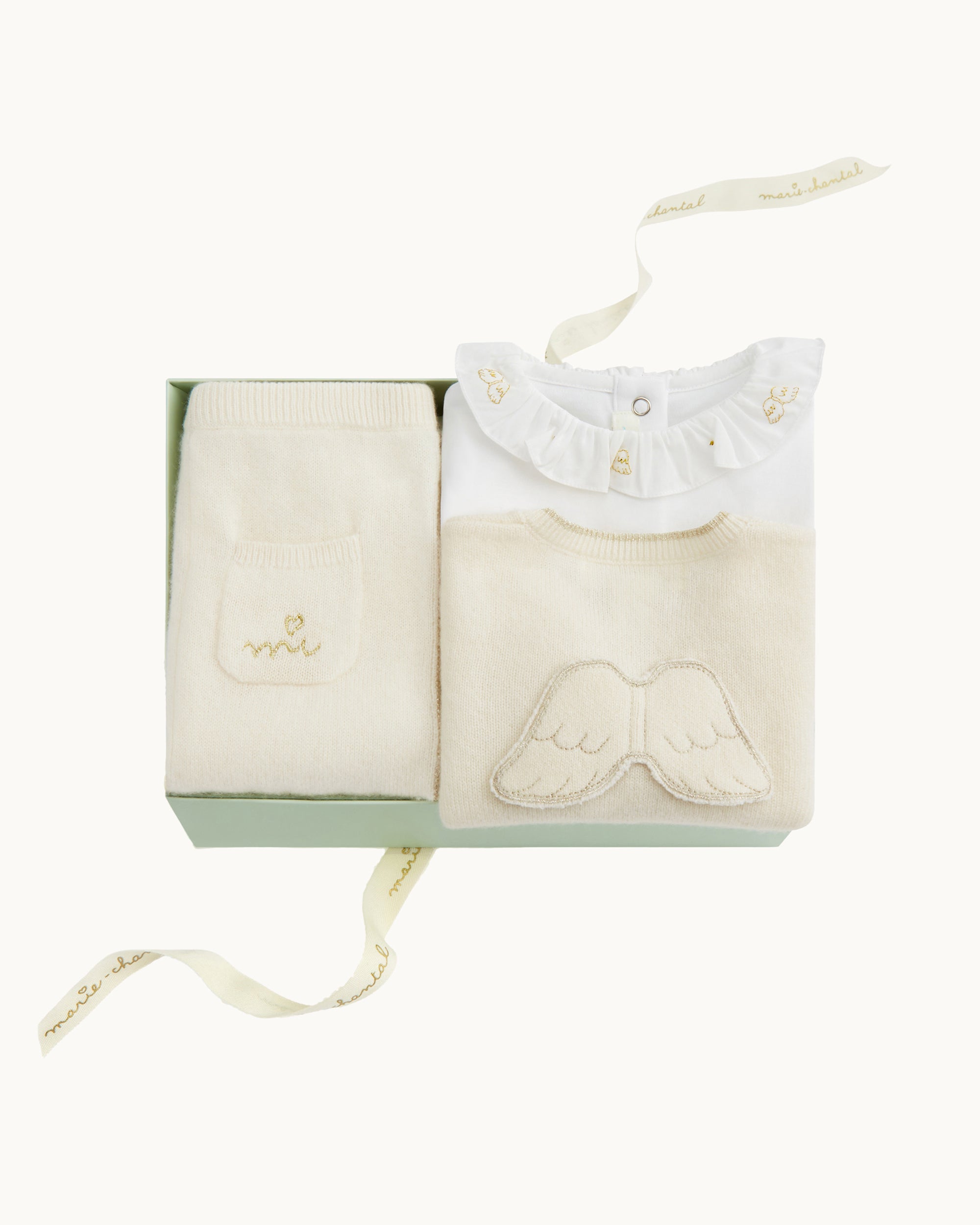 The Little Cashmere Outfit - Cream
