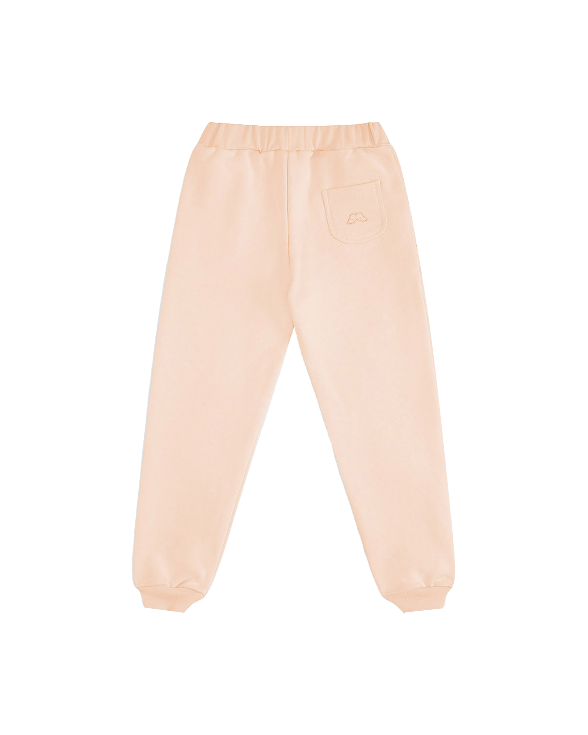 Cotton Angel Wing Jogger - Child Pink