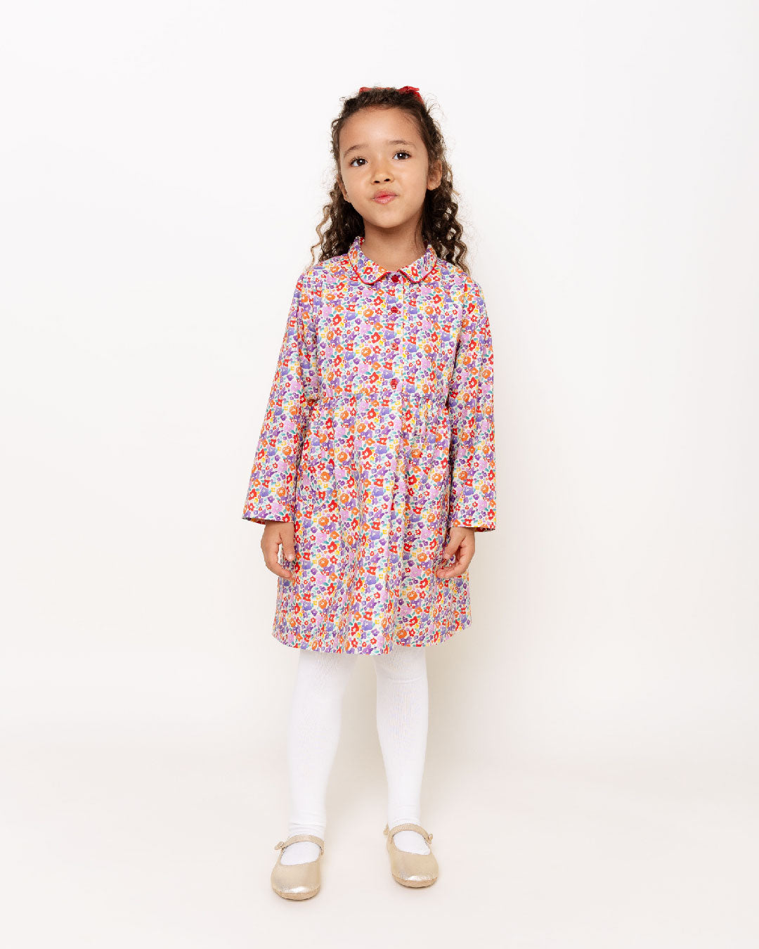 Olympia Autumn Floral Dress - Child