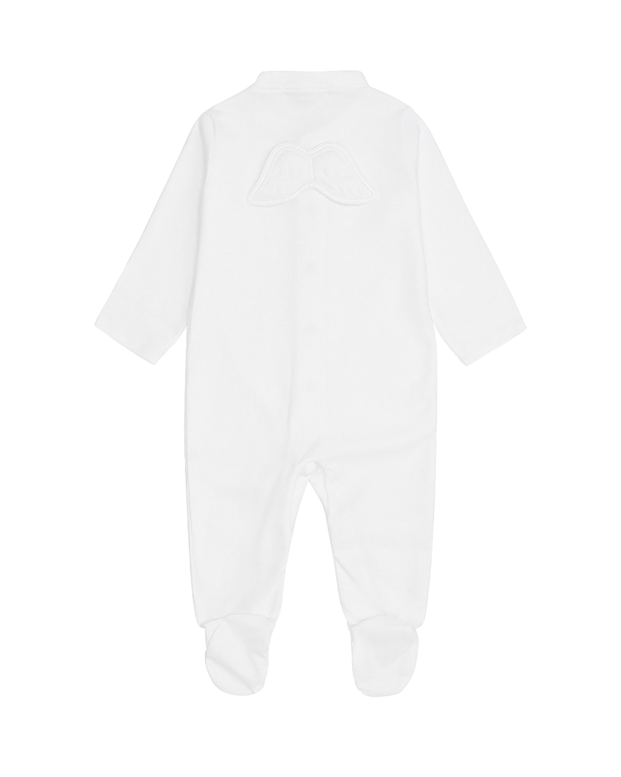 Angel Wing™ Pointelle Sleepsuit - White