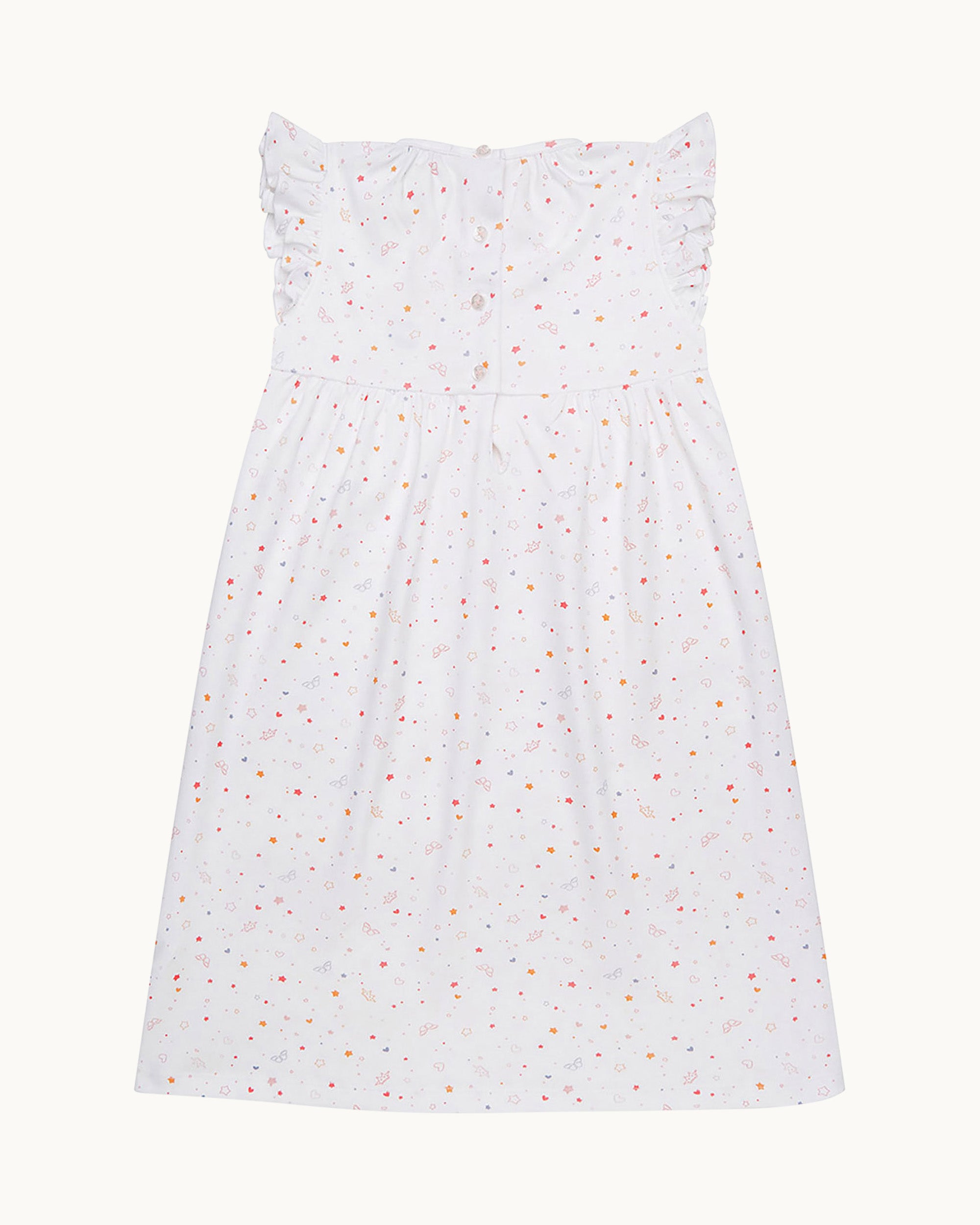 Star & Crown Nightgown - White & Pink
