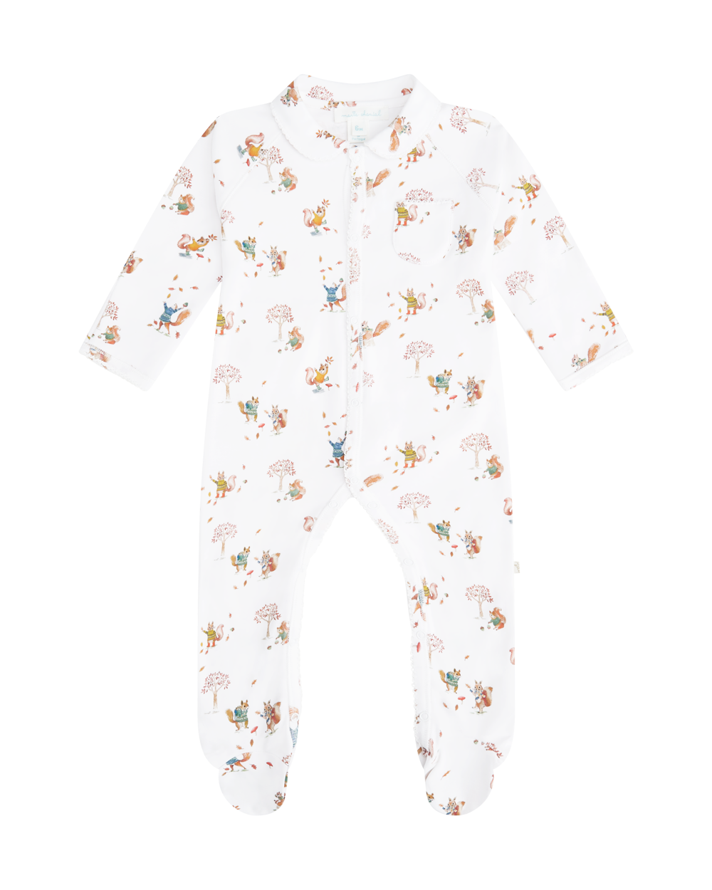 Woodland Squirrel Sleepsuit